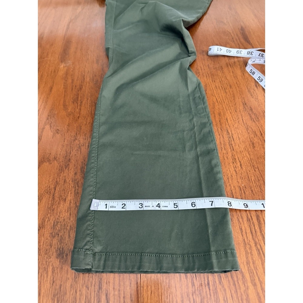 7 Diamonds Pants Men's 36x31* Green Parker Chino Performance Straight Golf - Picture 9 of 9